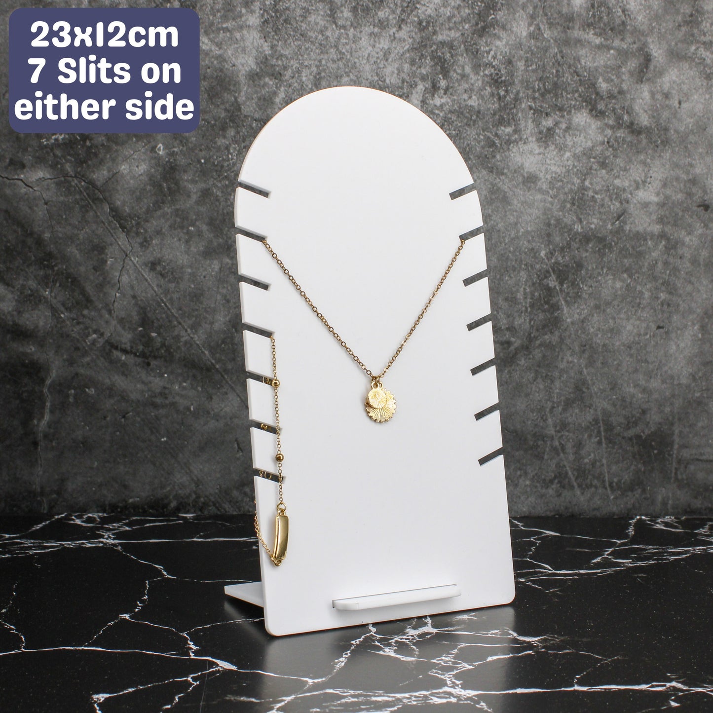 Minimalist Arch Necklace Holder - Elegant Jewellery Stand Home Decor