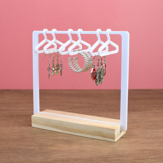 Clothing Rack Earring Hanger - Coat Hanger Jewellery Display Stand